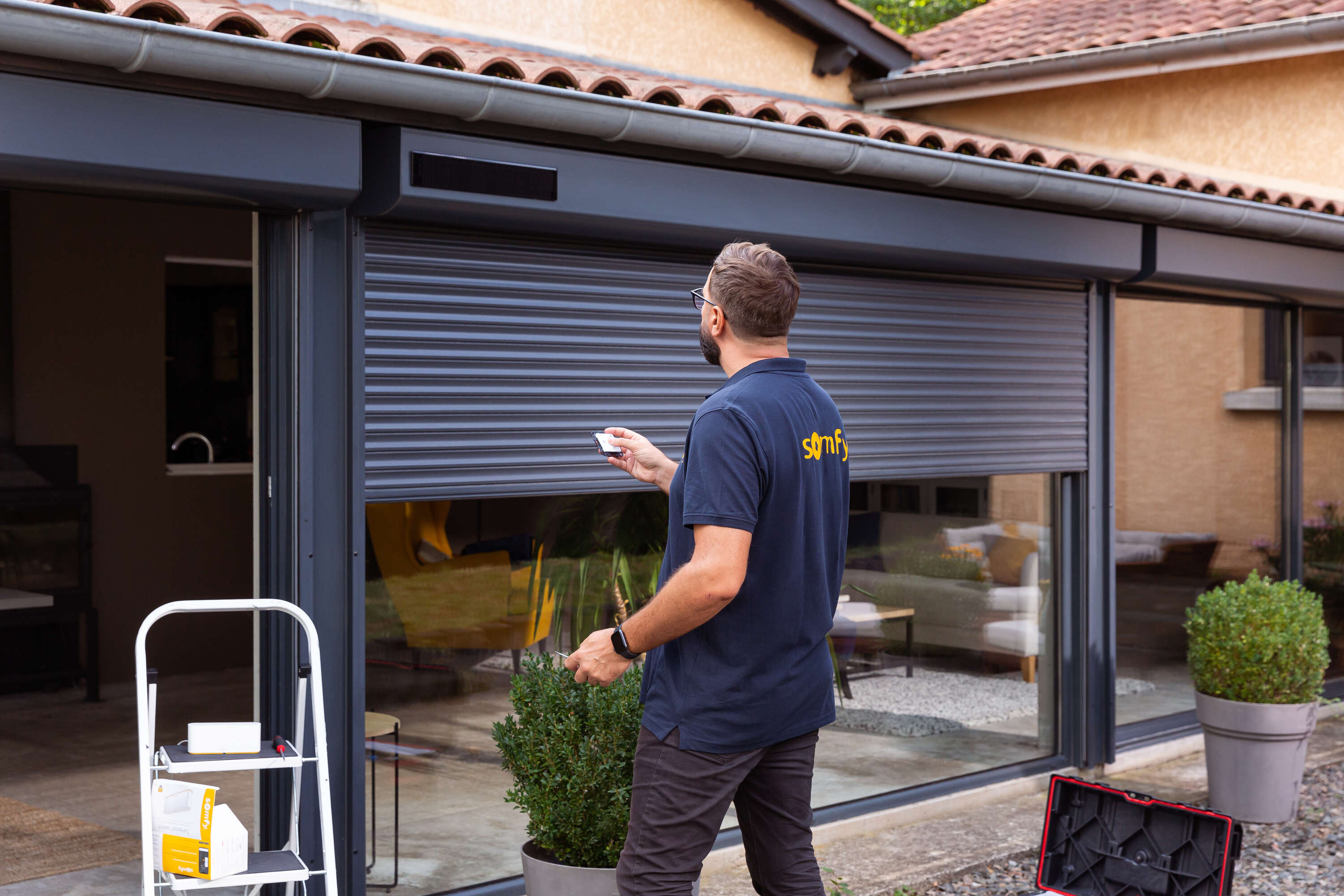 Installation d'un moteur solaire